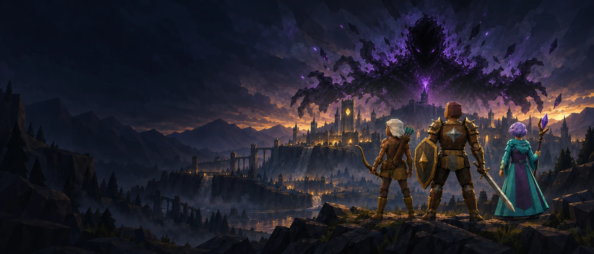 The fantasy world of Requiem of the Three
